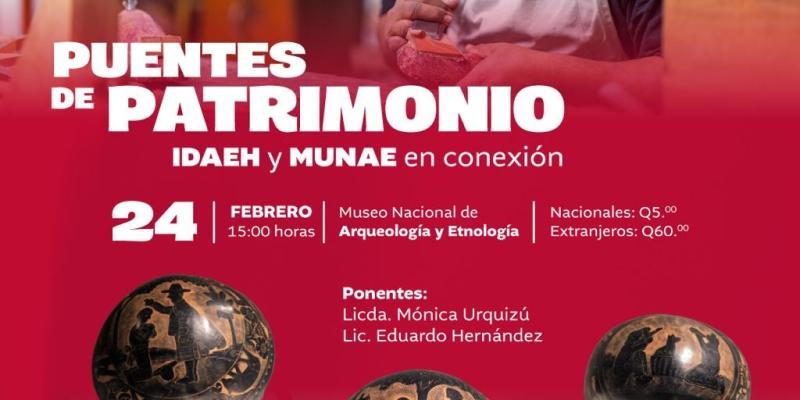 IDAEH y MUNAE conectan en “Puentes de Patrimonio” para fortalecer la memoria histórica