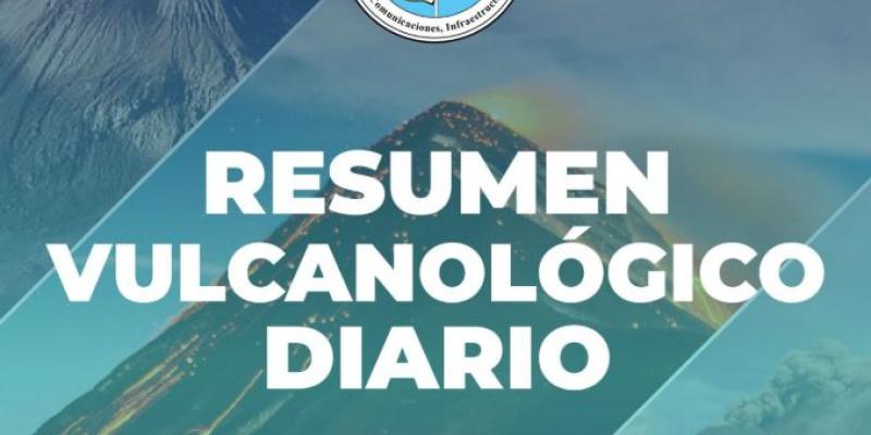 INSIVUMEH presenta el resumen vulcanológico diario y llama a mantenerse informados por canales oficiales
