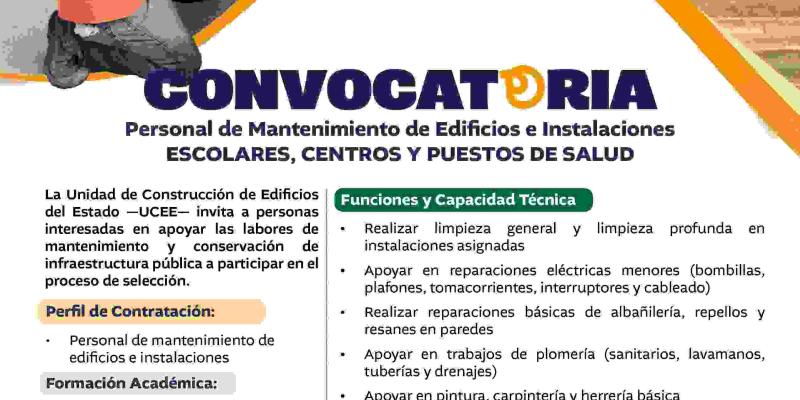 📢 ¡Convocatoria abierta Ucee