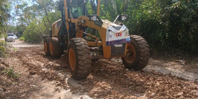 Avanza el mantenimiento de la ruta Cacahuilá-Cubilhuitz