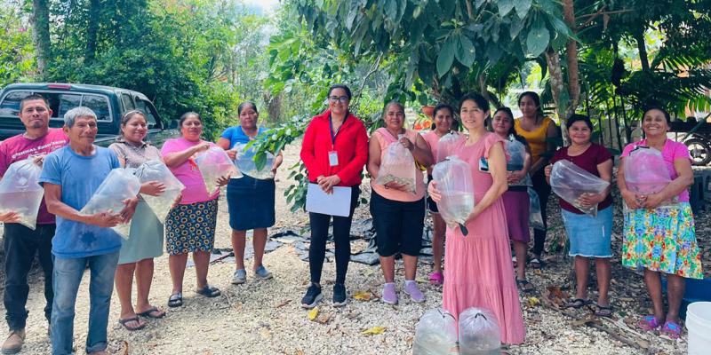 Impulsan acuicultura en Petén con entrega de más de 39 mil alevines