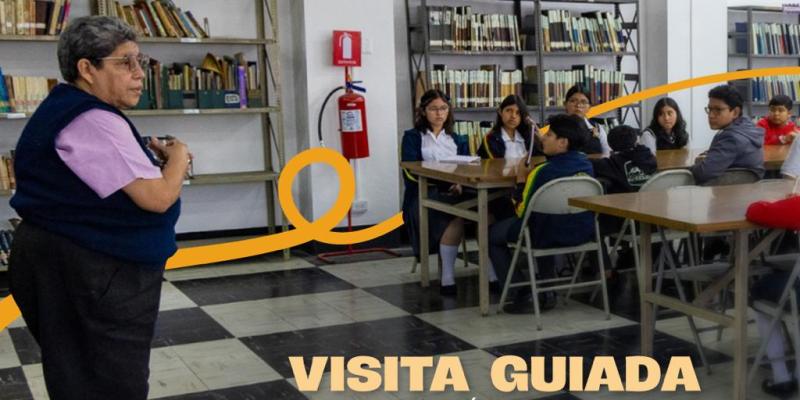 Visita guiada en la Biblioteca Nacional “Luis Cardoza y Aragón”