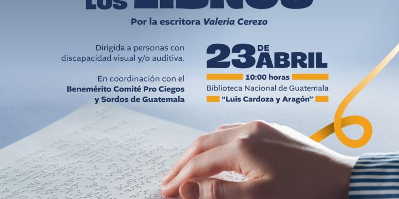 Te invitamos a la charla “La magia de los libros”