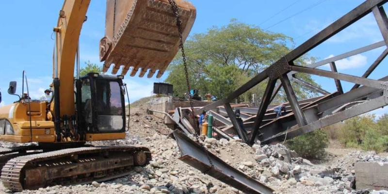 CIV avanza en una nueva fase para recuperar el puente Güijo en Zacapa 