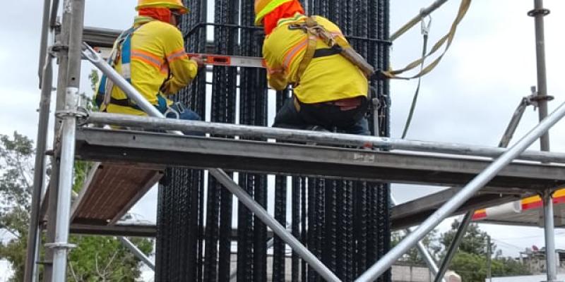 Continúan trabajos del Viaducto del Norte en ciudad de Guatemala
