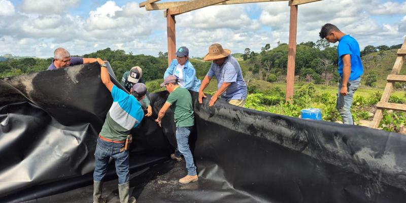 Productores de Poptún aseguran agua para sus cultivos durante la época seca