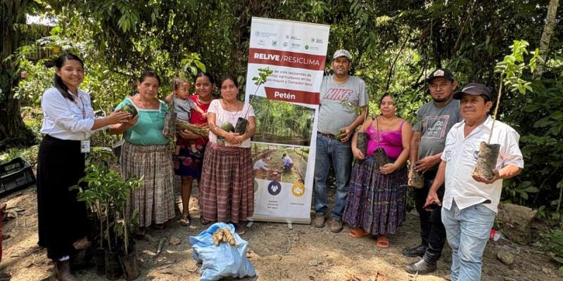 Familias rurales de Petén fortalecen la diversificación de sus huertos