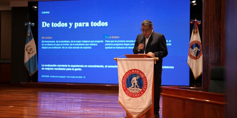 El acto inaugural del Congreso se llevó a cabo en la sede central de la Universidad Mariano Gálvez.