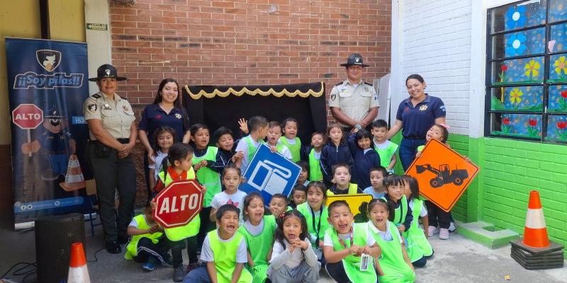 En el Día del niño los "peques" aprendieron sobre seguridad vial